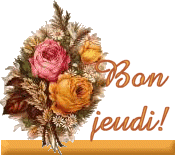Gif animé Bon jeudi fleurs